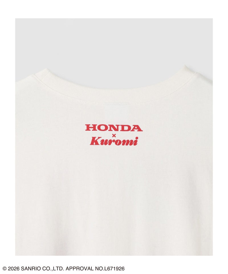 Honda×サンリオキャラクターズ クロミ オーバーサイズTシャツ レディース メール便 対応商品商品画像-6