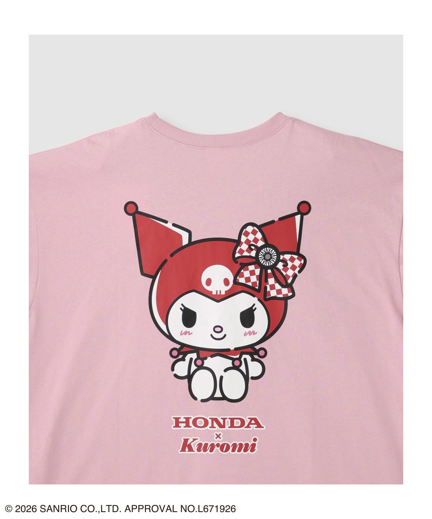Honda×サンリオキャラクターズ クロミ オーバーサイズTシャツ レディース