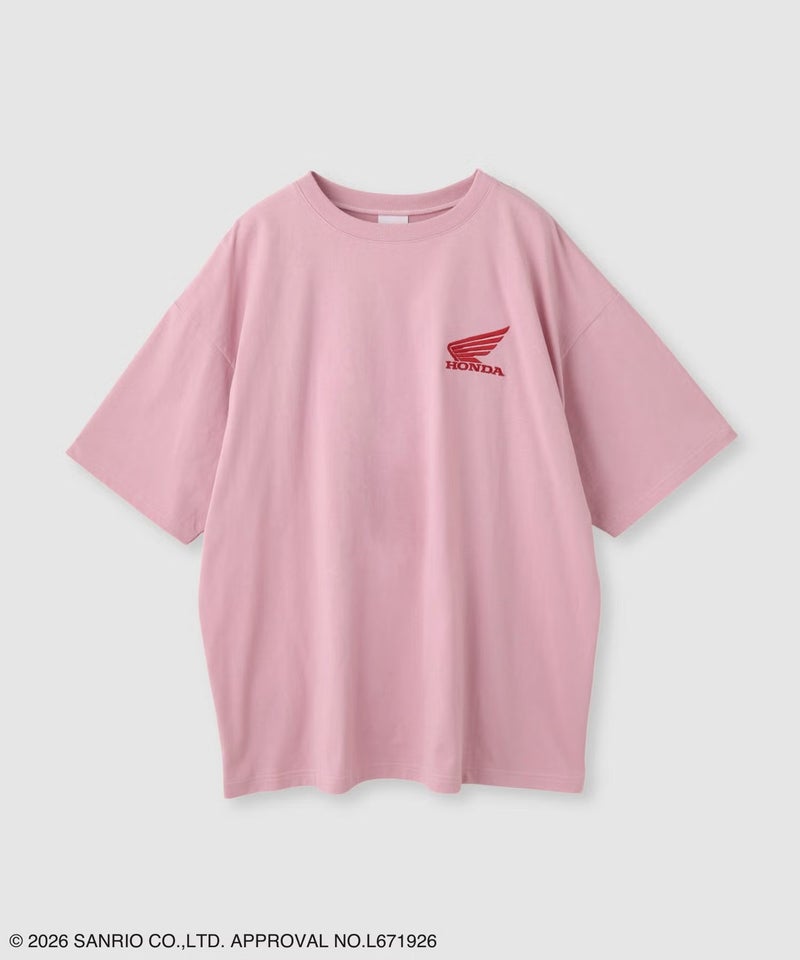 Honda×サンリオキャラクターズ クロミ オーバーサイズTシャツ レディース メール便 対応商品商品画像-22