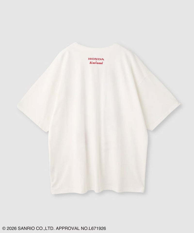 Honda×サンリオキャラクターズ クロミ オーバーサイズTシャツ レディース メール便 対応商品商品画像-23