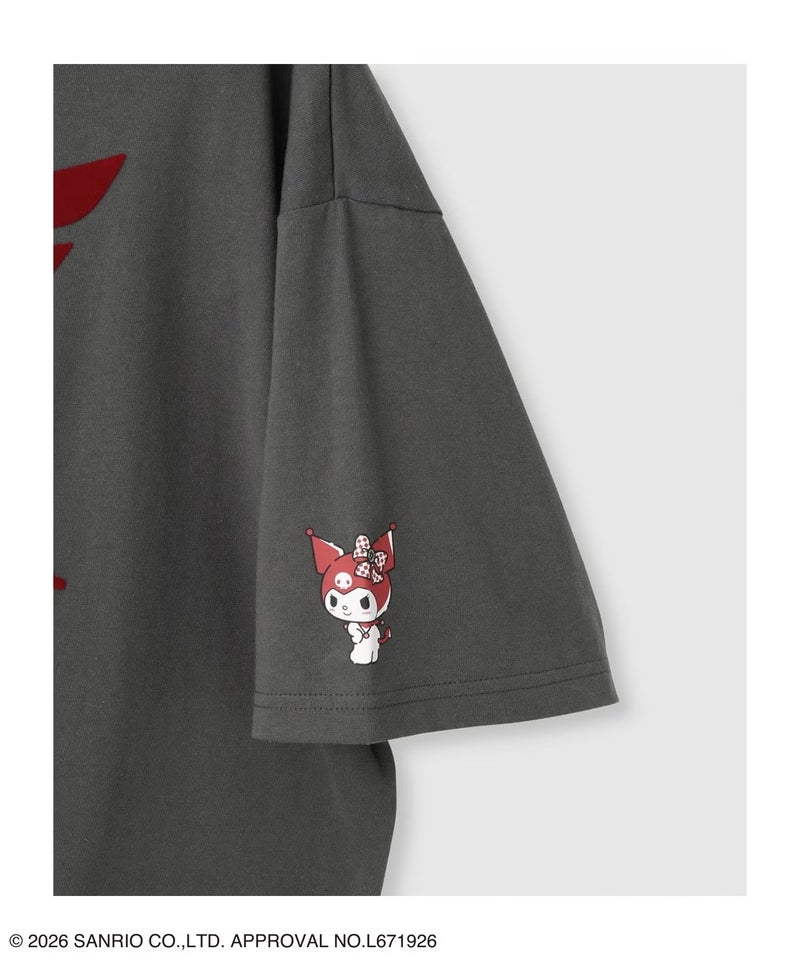 Honda×サンリオキャラクターズ クロミ オーバーサイズTシャツ レディース メール便 対応商品商品画像-28