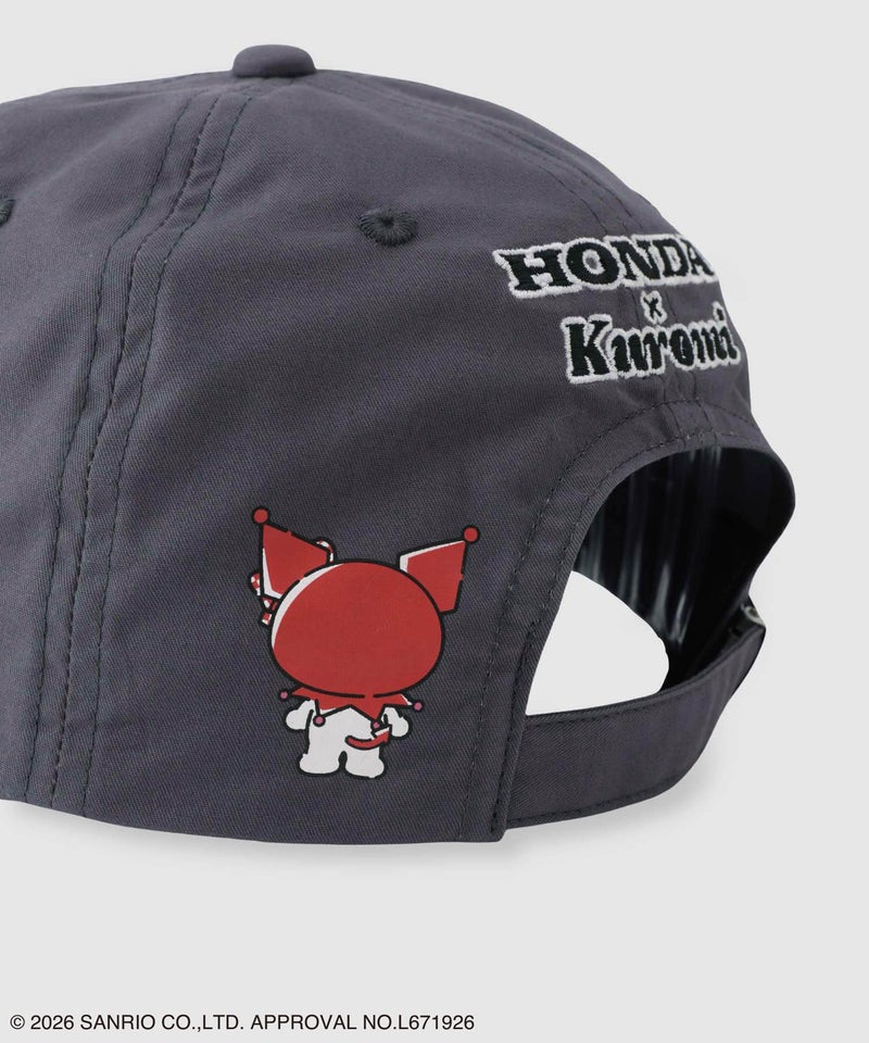 Honda×サンリオキャラクターズ クロミ ロゴ刺繍キャップ缶バッジ付き レディース商品画像-7