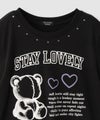 RICH MIX  フェイクレイヤードベアグラフィックTシャツ キッズ メール便 対応商品商品サムネイル-4