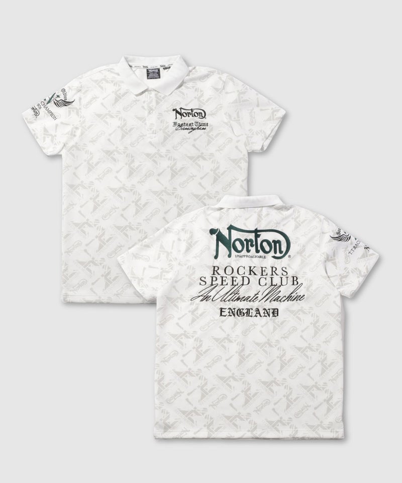 Norton 総柄ポロシャツ メンズ商品画像-2