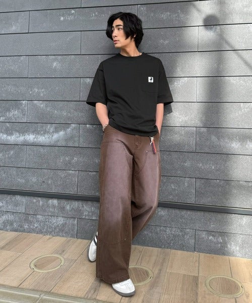 Classical Elf 《JaVaジャバコラボ》【接触冷感・抗菌防臭機能付き】試して納得!胸ポケット付き ライトヘビーウェイト オーバーサイズTシャツ(半袖)商品画像-16
