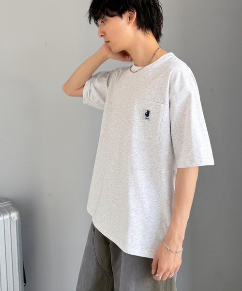 Classical Elf 《JaVaジャバコラボ》【接触冷感・抗菌防臭機能付き】試して納得!胸ポケット付き ライトヘビーウェイト オーバーサイズTシャツ(半袖)商品画像-20