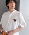 Classical Elf 《JaVaジャバコラボ》【接触冷感機能付き】ツアーロゴ刺繍 ヘビーウェイト素材 ヘンリーネックTシャツ(半袖)商品サムネイル-8