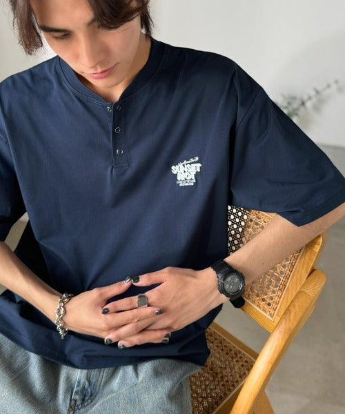 Classical Elf 《JaVaジャバコラボ》【接触冷感機能付き】ツアーロゴ刺繍 ヘビーウェイト素材 ヘンリーネックTシャツ(半袖)商品画像-24