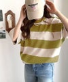 Classical Elf 《JaVa ジャバコラボ》綿100％、ワイドボーダーbigシルエットトップス商品サムネイル-4