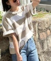 Classical Elf 《JaVa ジャバコラボ》綿100％、ワイドボーダーbigシルエットトップス商品サムネイル-15