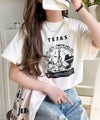 Classical Elf 《JaVa ジャバコラボ》目を奪う、こなれ感。古着デザイン風ミュージックプリントTシャツ(半袖)商品サムネイル-1