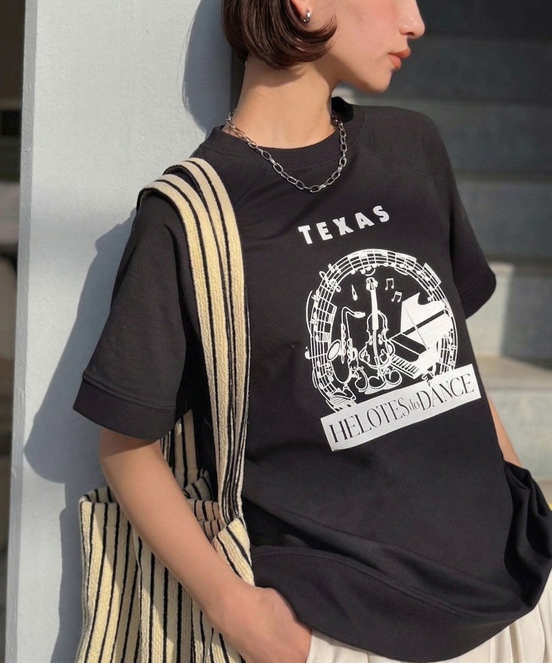 Classical Elf 《JaVa ジャバコラボ》目を奪う、こなれ感。古着デザイン風ミュージックプリントTシャツ(半袖)商品画像-2