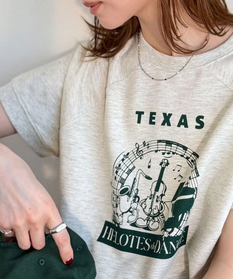 Classical Elf 《JaVa ジャバコラボ》目を奪う、こなれ感。古着デザイン風ミュージックプリントTシャツ(半袖)商品画像-4