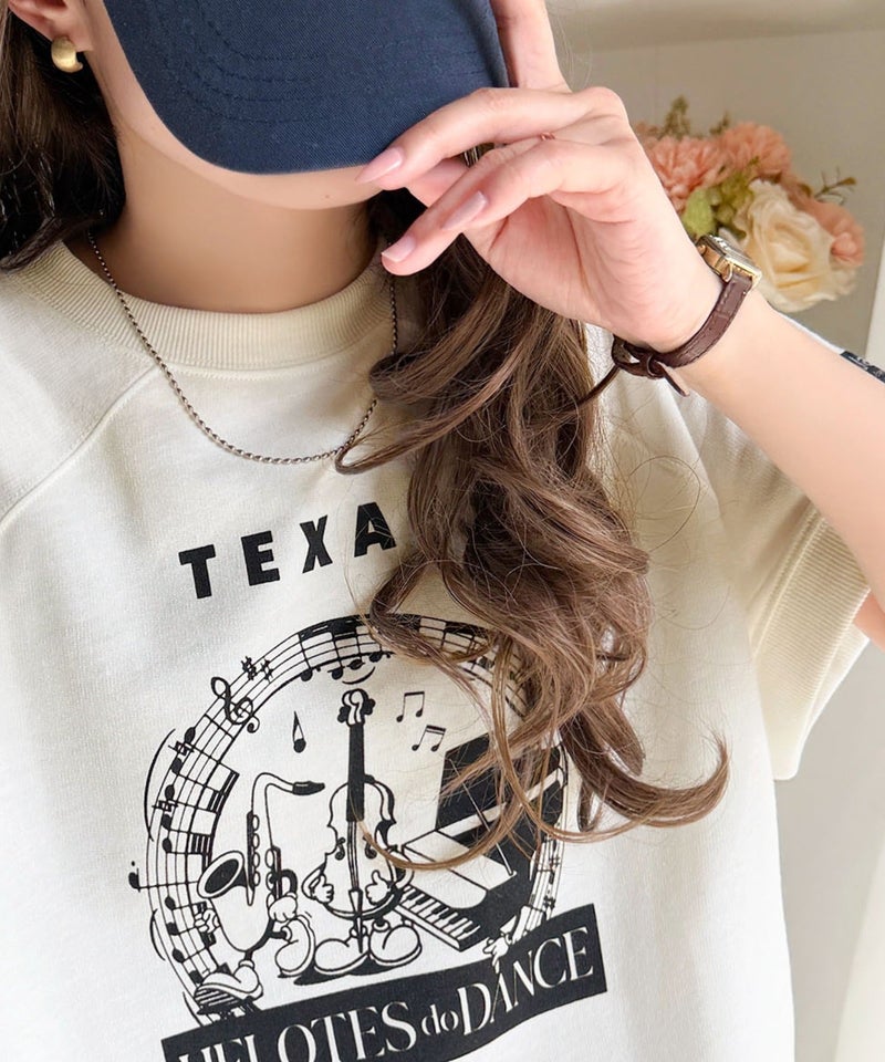 Classical Elf 《JaVa ジャバコラボ》目を奪う、こなれ感。古着デザイン風ミュージックプリントTシャツ(半袖)商品画像-7