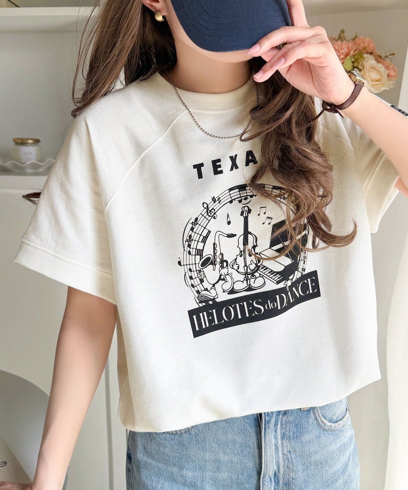 Classical Elf 《JaVa ジャバコラボ》目を奪う、こなれ感。古着デザイン風ミュージックプリントTシャツ(半袖)商品画像-11