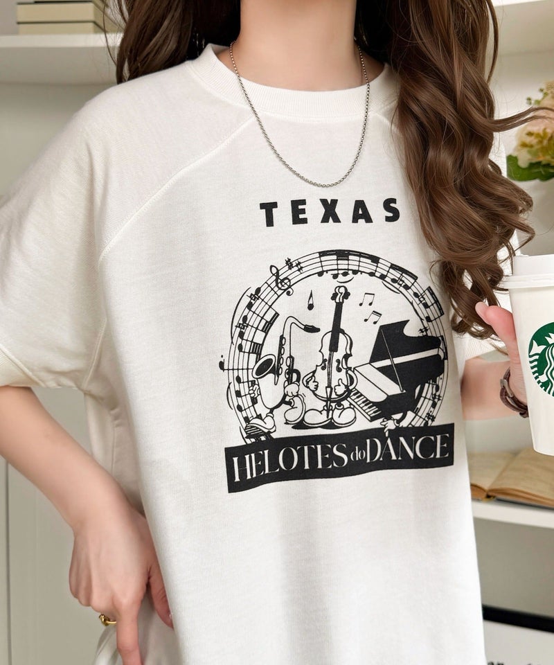 Classical Elf 《JaVa ジャバコラボ》目を奪う、こなれ感。古着デザイン風ミュージックプリントTシャツ(半袖)商品画像-12
