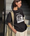 Classical Elf 《JaVa ジャバコラボ》目を奪う、こなれ感。古着デザイン風ミュージックプリントTシャツ(半袖)商品サムネイル-17