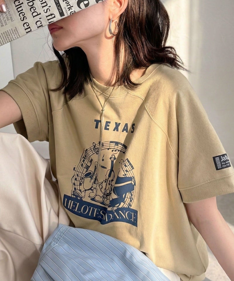 Classical Elf 《JaVa ジャバコラボ》目を奪う、こなれ感。古着デザイン風ミュージックプリントTシャツ(半袖)商品画像-21