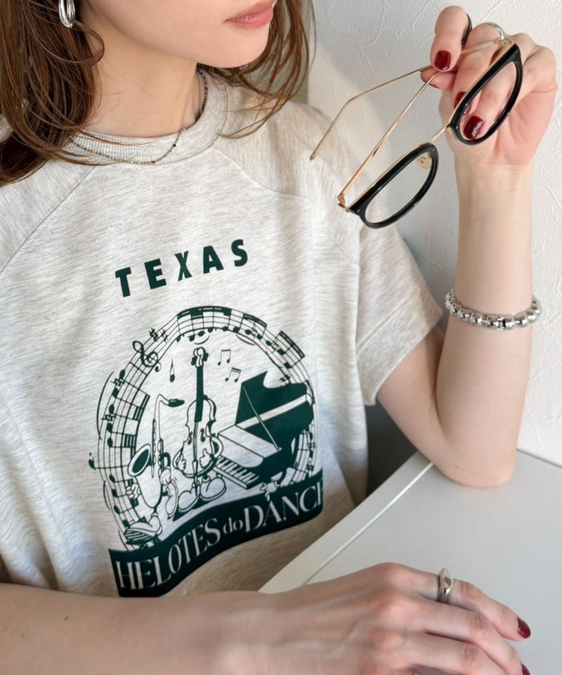 Classical Elf 《JaVa ジャバコラボ》目を奪う、こなれ感。古着デザイン風ミュージックプリントTシャツ(半袖)商品画像-32