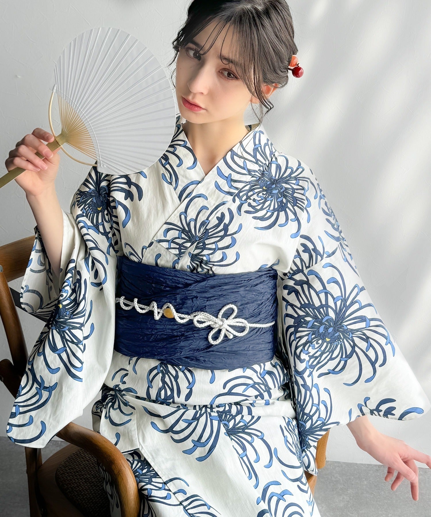 lilyです❣️ 未使用品 時流】Y25832◇浴衣◆綿絽 【着物と帯