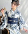 Classical Elf 浴衣２点セット。クラシカルモダンな滝流れ浴衣（滝流れ浴衣・帯）商品サムネイル-1