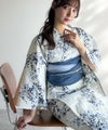 Classical Elf 浴衣２点セット。クラシカルモダンな滝流れ浴衣（滝流れ浴衣・帯）商品サムネイル-2