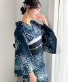 Classical Elf 浴衣2点セット。クラシカルモダンな滝流れ浴衣(滝流れ浴衣・帯)商品サムネイル-18