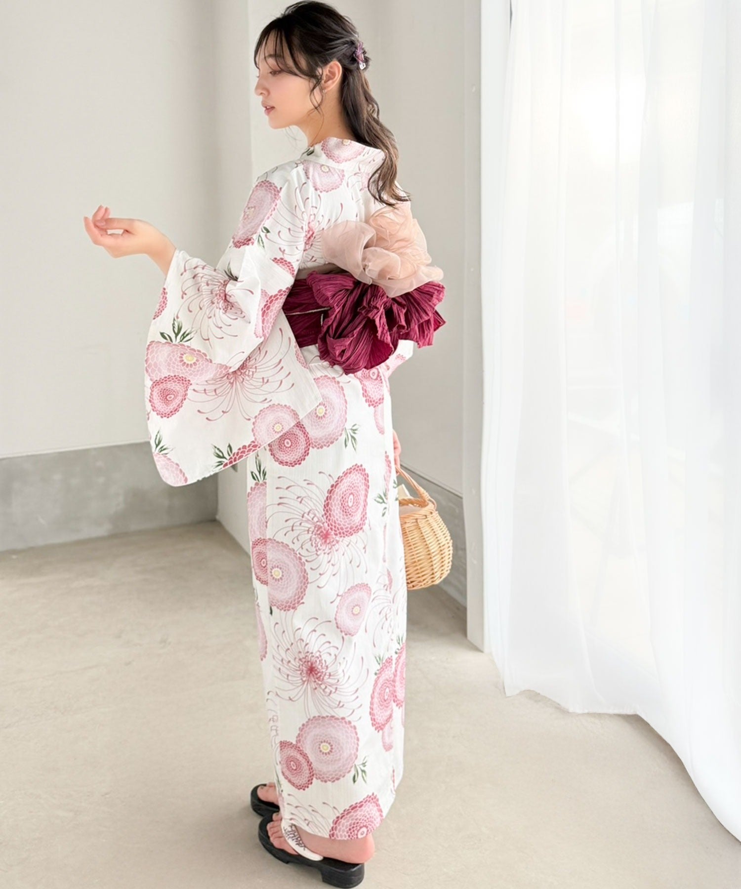 新品未使用　浴衣　エフデ　高級浴衣　夏着物　ブランド浴衣　31,800円