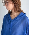 Classical Elf 透け感を楽しむ大人のサマーニット♪リラックスシルエットで体型カバーも◎シアーサマーニットフードカーディガン商品サムネイル-30
