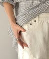 Classical Elf レースにキュン!ラフに攻めて。綿100% レース付きダメージデニムカーブパンツ商品サムネイル-29