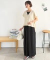 Classical Elf 【Classical Evon】楽ちんと上品は、欲張れる。 ニットベスト×プリーツカットストレートワンピース(セットアップ)商品サムネイル-8