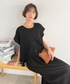 Classical Elf 【Classical Evon】楽ちんと上品は、欲張れる。 ニットベスト×プリーツカットストレートワンピース（セットアップ）商品サムネイル-20