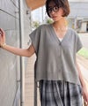Classical Elf 【Classical Evon】楽ちんと上品は、欲張れる。 ニットベスト×プリーツカットストレートワンピース(セットアップ)商品サムネイル-34