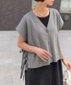 Classical Elf 【Classical Evon】楽ちんと上品は、欲張れる。 ニットベスト×プリーツカットストレートワンピース（セットアップ）商品サムネイル-35