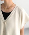 Classical Elf 【Classical Evon】楽ちんと上品は、欲張れる。 ニットベスト×プリーツカットストレートワンピース（セットアップ）商品サムネイル-38