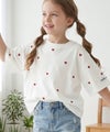 Classical Elf 【キッズ】《JaVaジャバコラボ》親子お揃い リンクコーデできちゃう!ミニハート刺繍Tシャツ(半袖)商品サムネイル-7