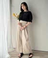 Classical Elf 涼しげ＆透明感◎配色パイピング バルーンフリルスリーブ楊柳ブラウス（プルオーバー）商品サムネイル-16