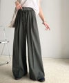 Classical Elf 快適大人エレガントスタイル。Wウエストイージーパンツ(ウエストストライプ柄)商品サムネイル-2