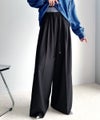 Classical Elf 快適大人エレガントスタイル。Wウエストイージーパンツ(ウエストストライプ柄)商品サムネイル-15
