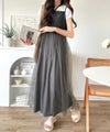 Classical Elf ヘルシーな肌見せで、あざと魅せ。フリンジニット×フレアーチュールワンピースセット（セットアイテム）商品サムネイル-34
