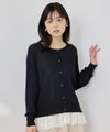 Idnes  レイヤードデザイン レース2WAYカーディガン レディース商品サムネイル-1