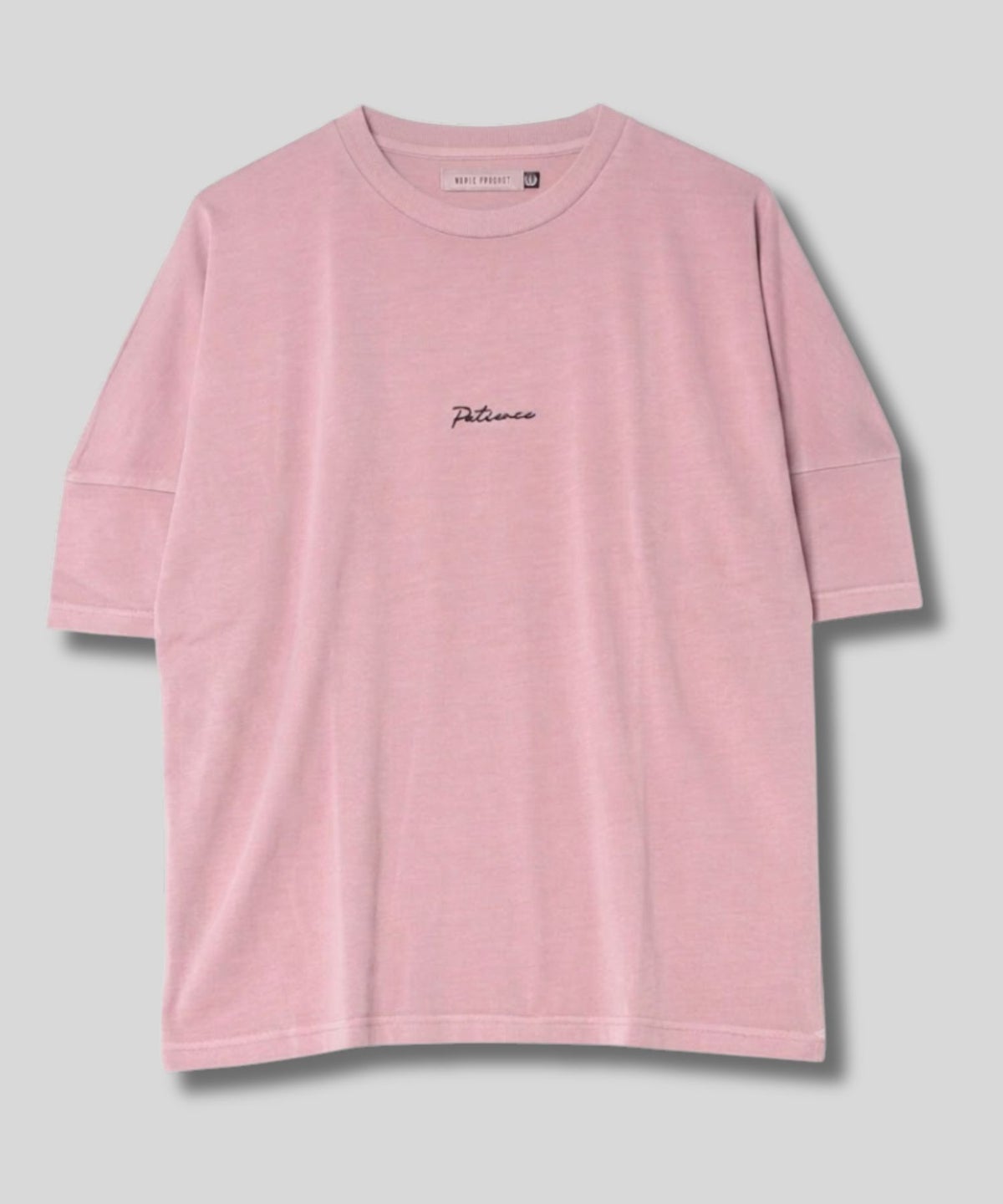 NOBLE PRODUCT ピグメント加工バックプリントショートTシャツ メンズ メール便 対応商品