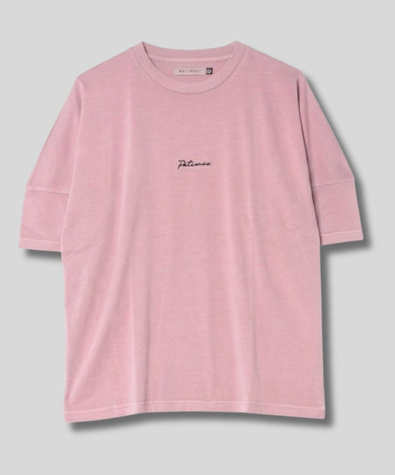 NOBLE PRODUCT ピグメント加工バックプリントショートTシャツ メンズ メール便 対応商品商品画像-2