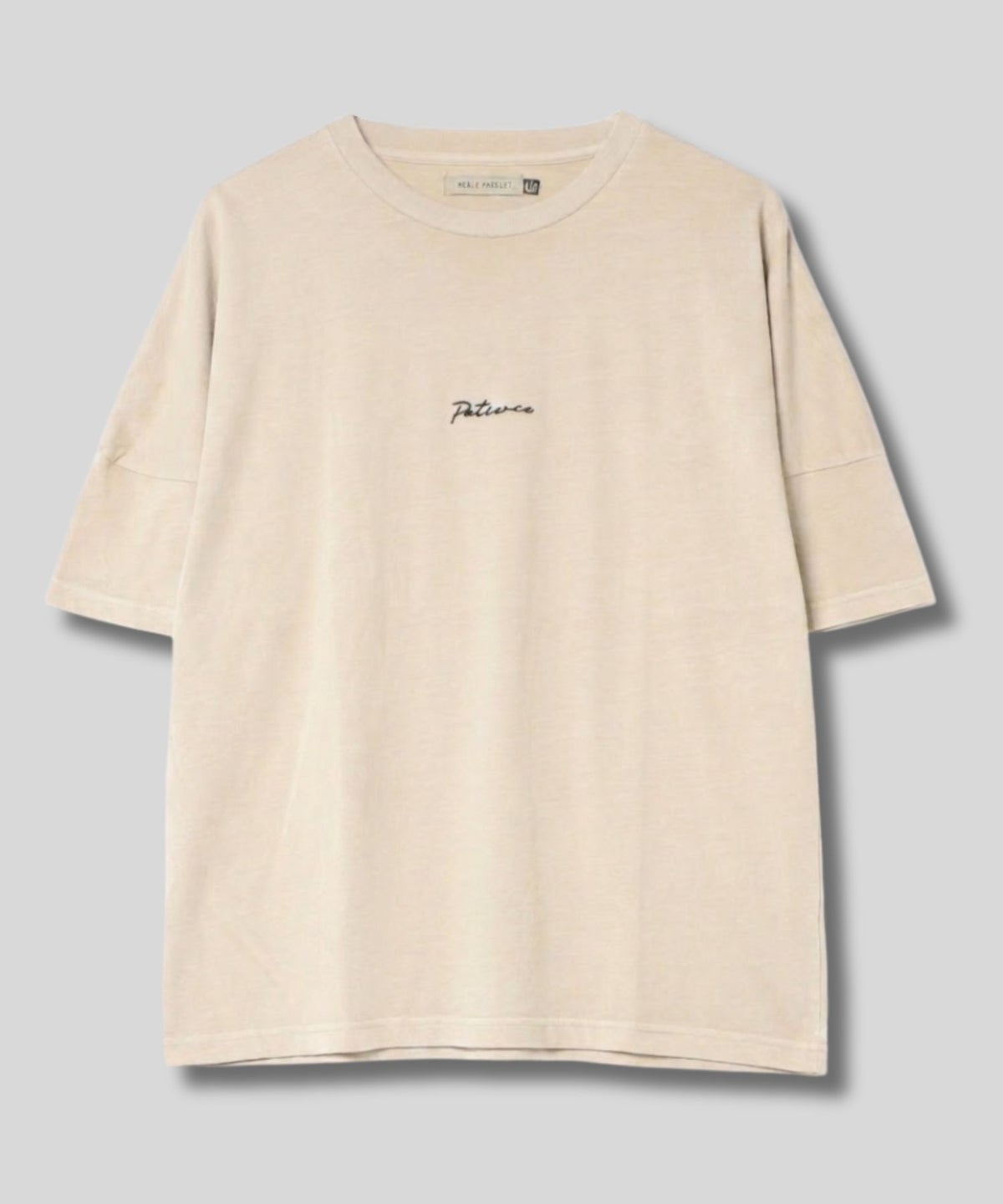 NOBLE PRODUCT ピグメント加工バックプリントショートTシャツ メンズ メール便 対応商品