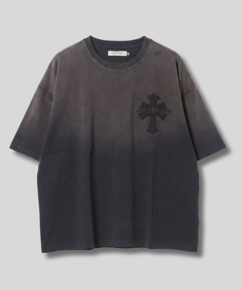 NOBLE PRODUCT  スプレーバッセンクロスTシャツ メンズ メール便 対応商品商品画像-1