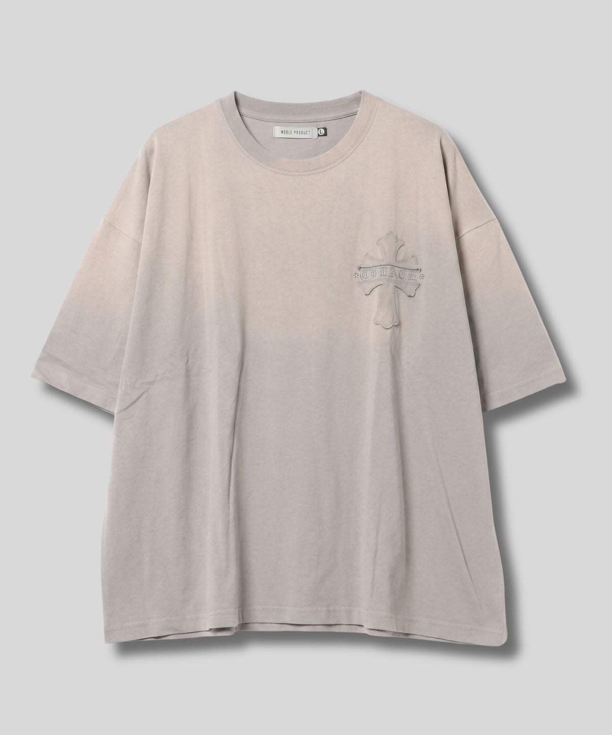 NOBLE PRODUCT スプレーバッセンクロスTシャツ メンズ メール便 対応商品