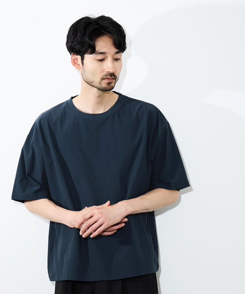 URBAN COLLECTION  リンクスジャガードボックスTシャツ メンズ メール便 対応商品商品画像-4