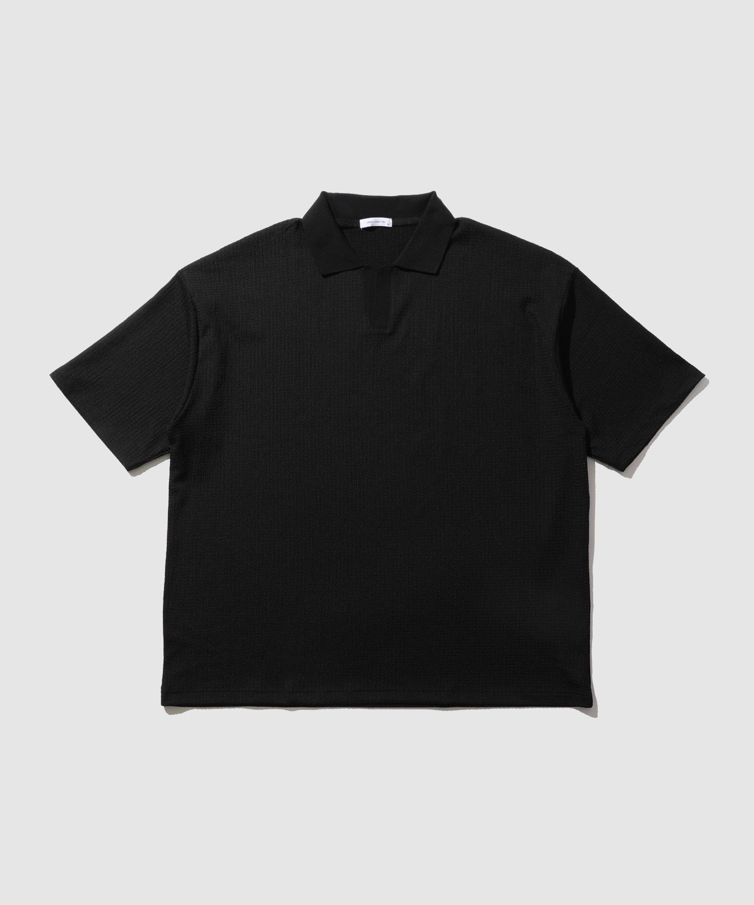 URBAN COLLECTION 楊柳スキッパーポロシャツ メンズ