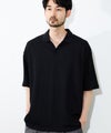 URBAN COLLECTION 楊柳スキッパーポロシャツ メンズ商品サムネイル-4