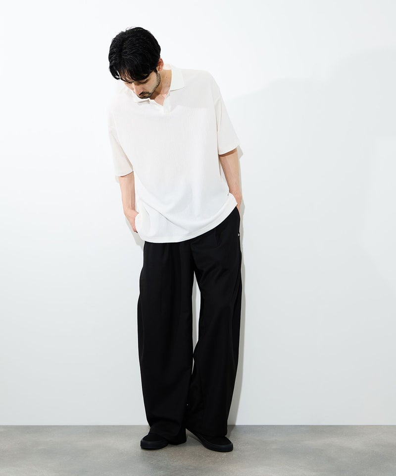 URBAN COLLECTION  楊柳スキッパーポロシャツ メンズ商品画像-12